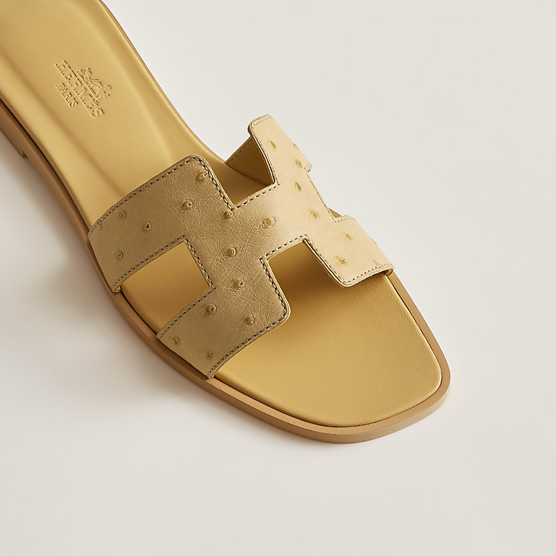 Hermes ostrich sales oran sandal